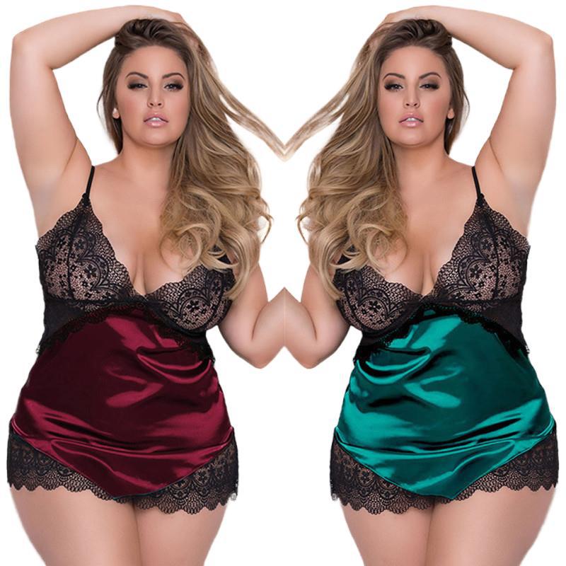 Lace Dress - Bielizna typu babydoll dla kobiet, koszule