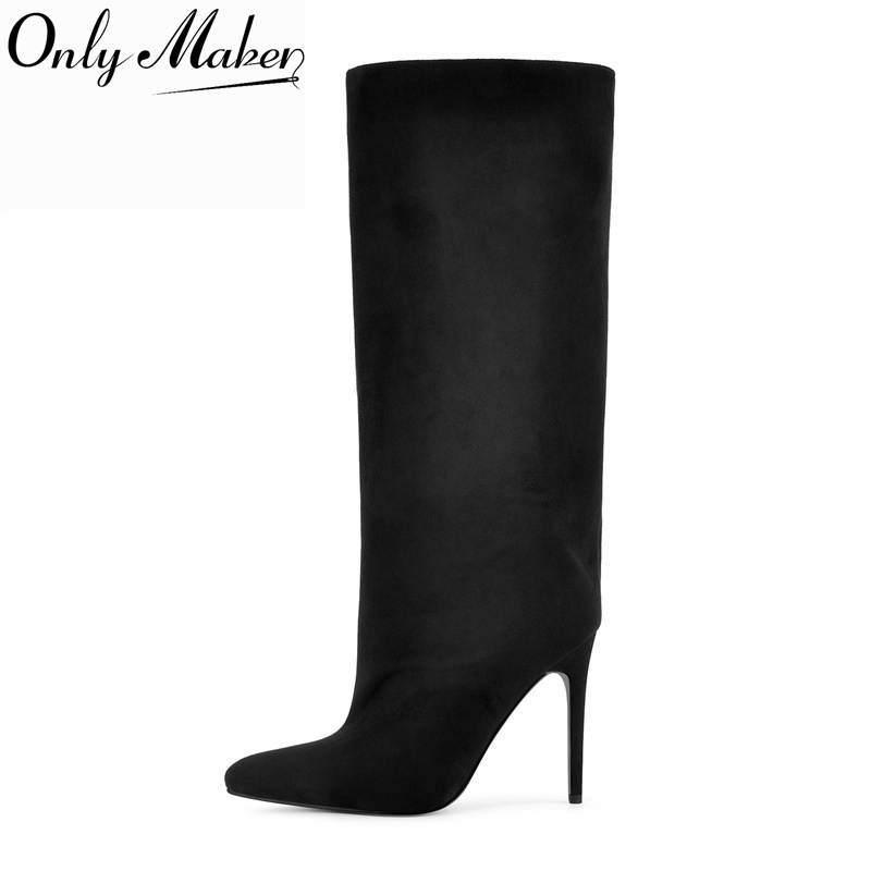 Formal Dress - Onlymaker Czarne Kozaki za Kolano z