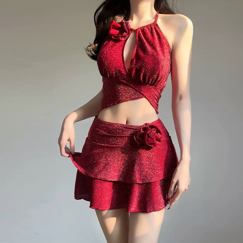 Womens Suit - Nowy Zestaw Bikini 2-częściowy Damski Styl