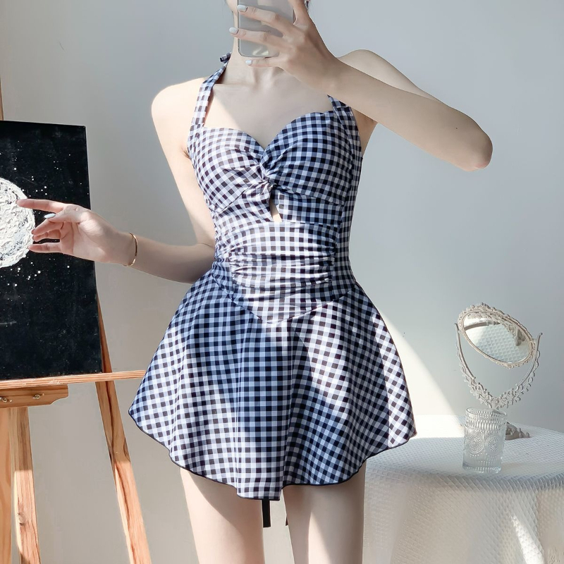 Womens Suit - Strój kąpielowy damski jednoczęściowy bez pleców,