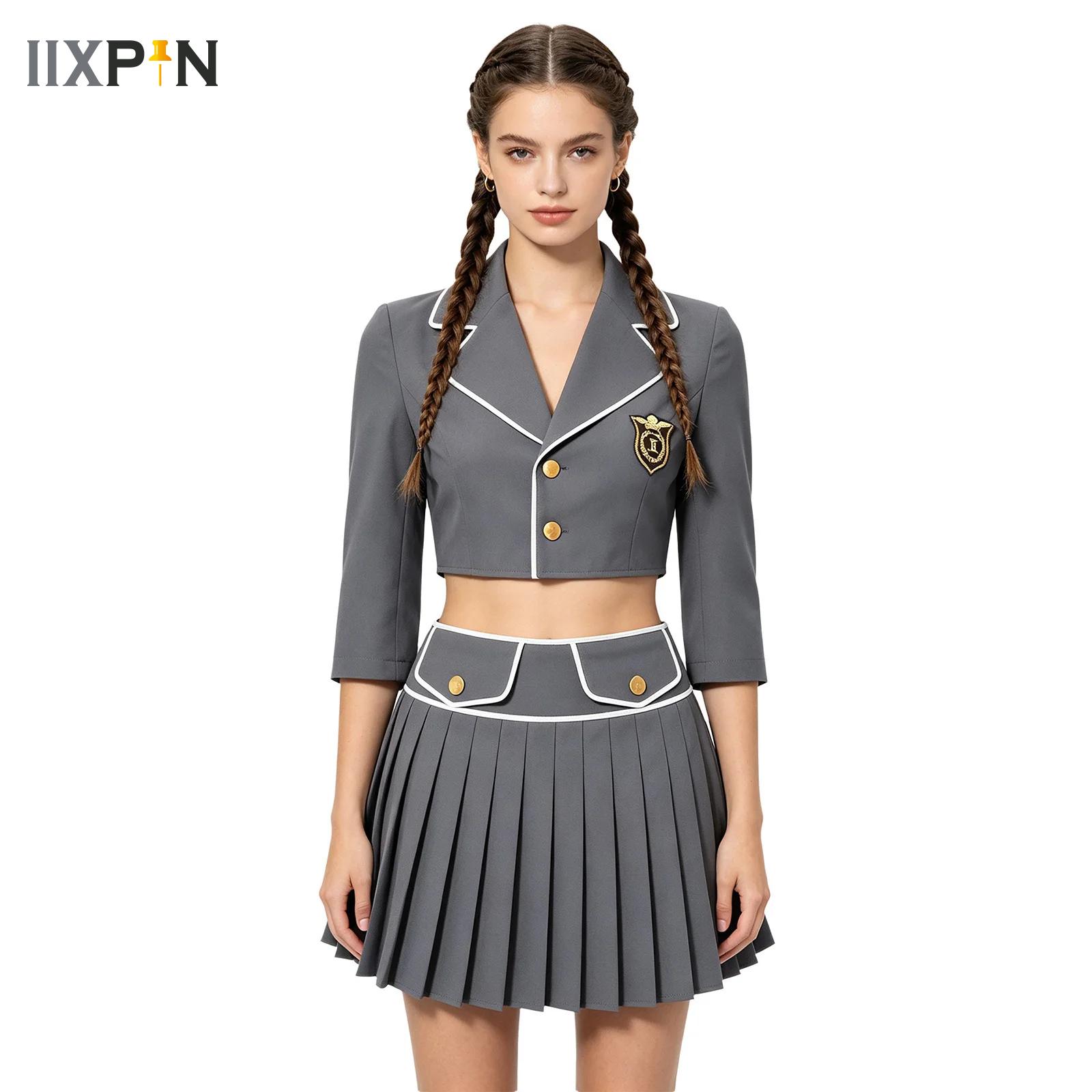 Womens Blazer - Kostium cosplay w stylu japońskiej uczennicy: