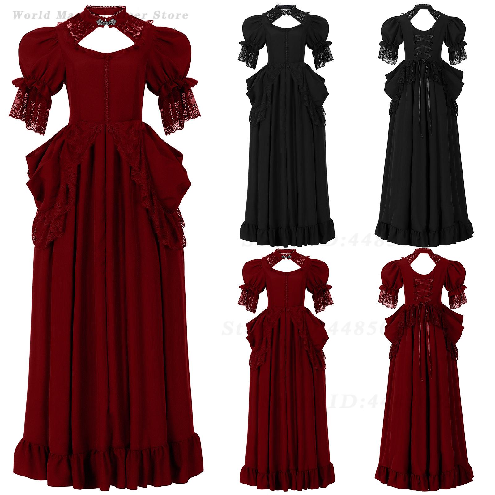 Evening Gown - Damska Suknia Wieczorowa w Stylu Dworskim
