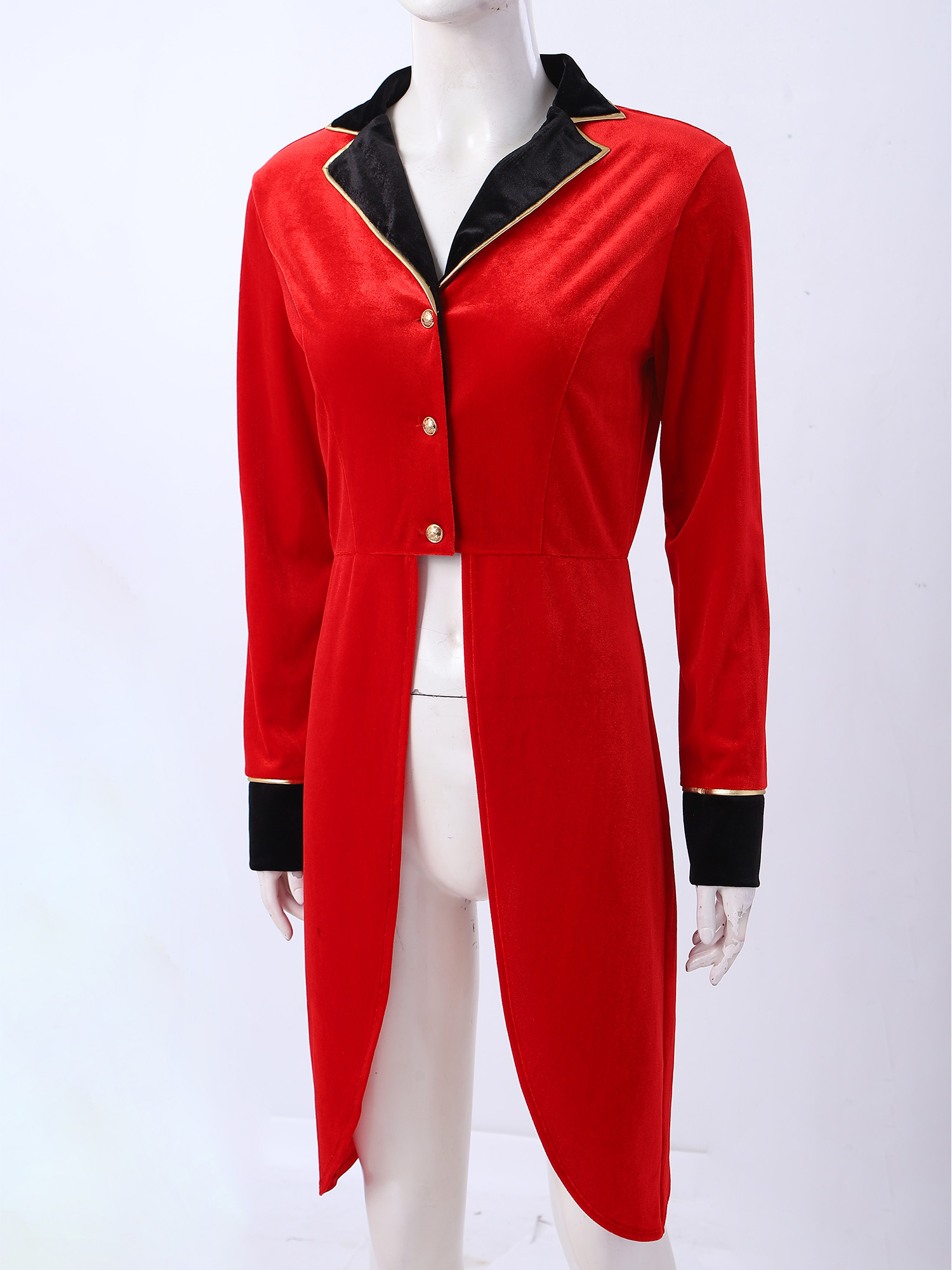 Womens Blazer - Damski frak ringmastera cyrkowego, kostium showmana,