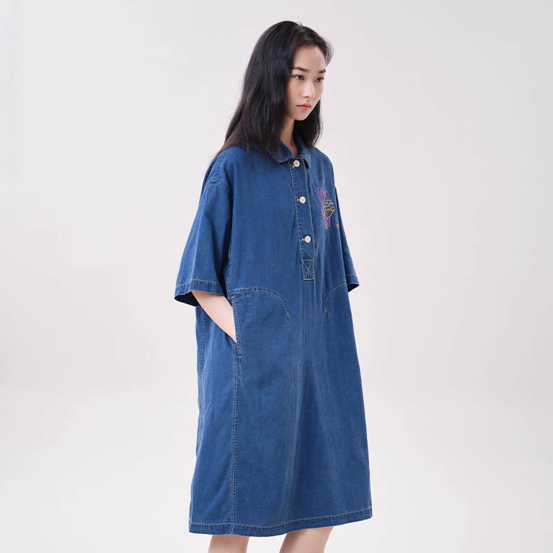 Sukienka dżinsowa z lyocellu M – Midi Dress recenzja i cena
