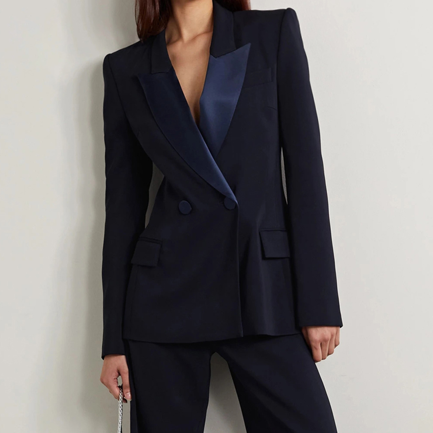 Allingentle Granatowy Garnitur – Womens Blazer recenzja i cena