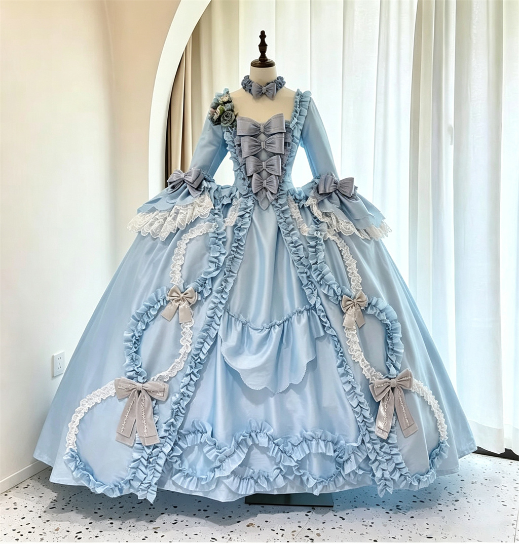 Suknia w stylu Rococo z XVIII  – Evening Gown recenzja i cena