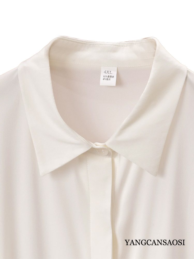 Moda damska w rozmiarach plus  – Silk Blouse recenzja i cena