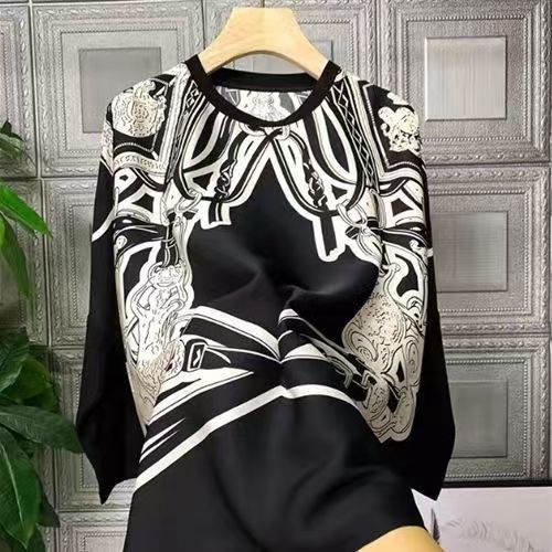 Symulowany jedwabny top z efek – Silk Blouse recenzja i cena