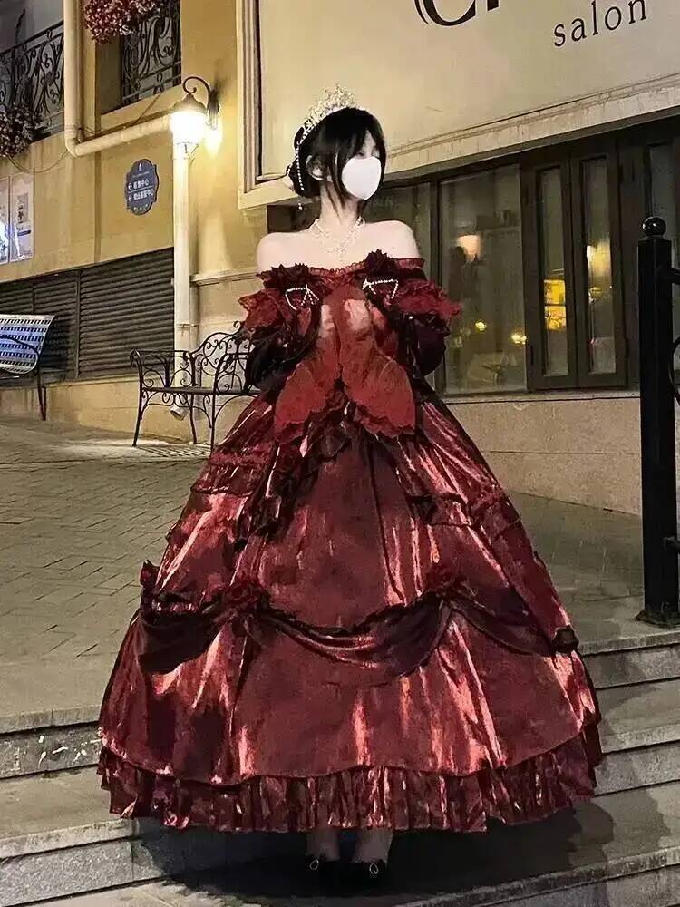 Beauty Princess Dress Red Loli – Formal Skirt recenzja i cena