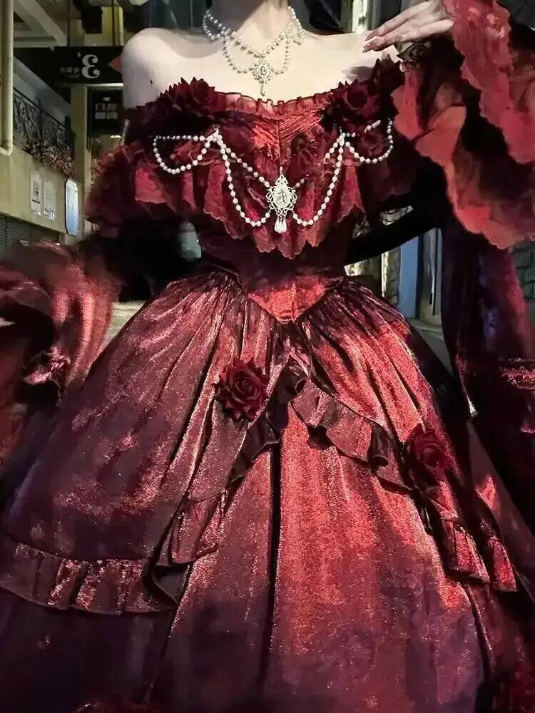 Beauty Princess Dress Red Loli – Formal Skirt recenzja i cena