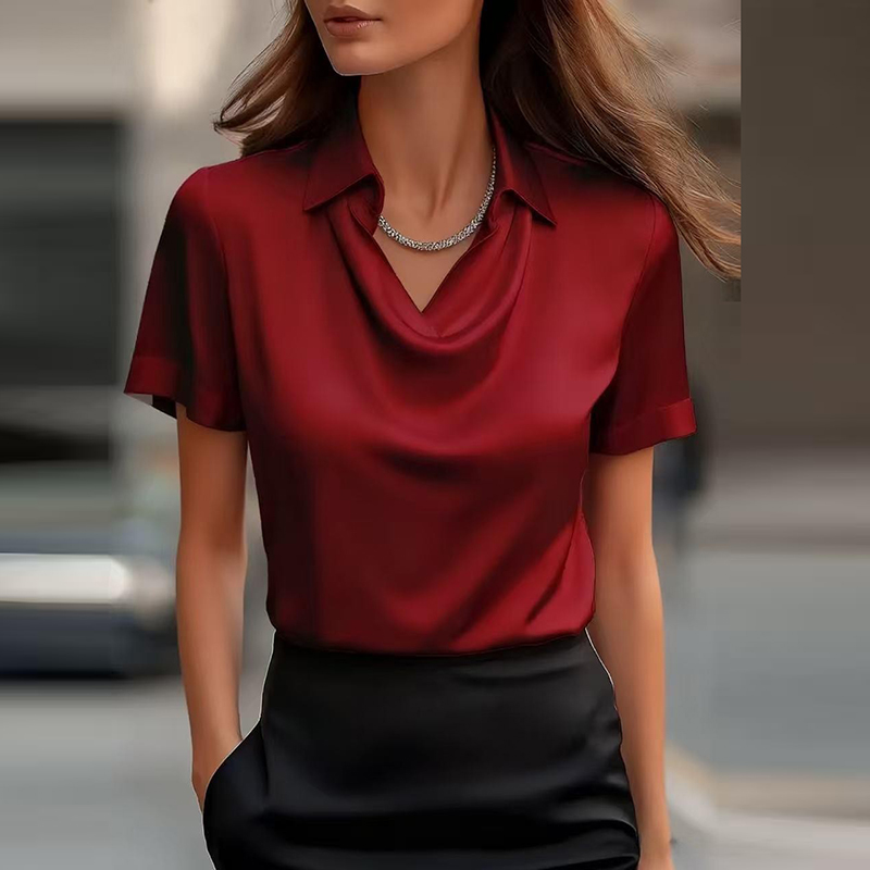 Satynowa koszula damska i bluz – Silk Blouse recenzja i cena