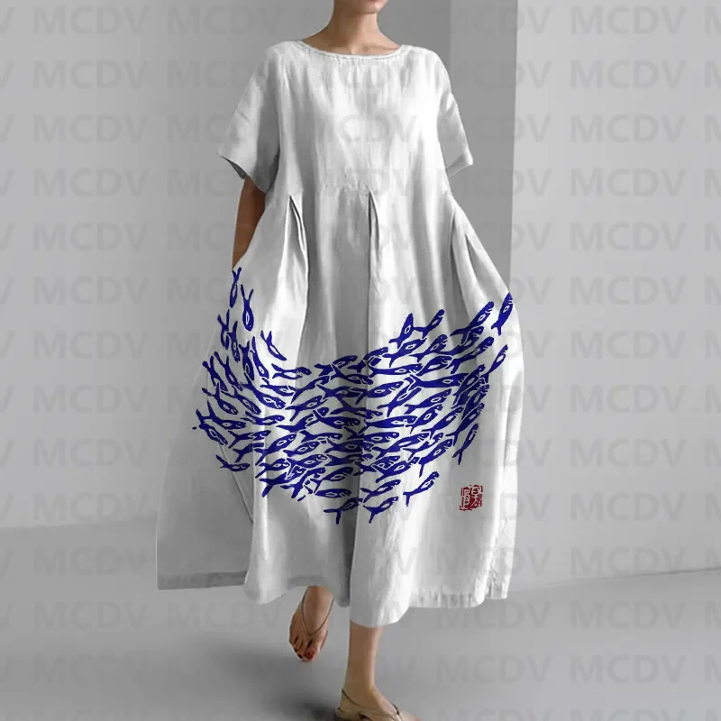 Damska sukienka midi z japońsk – Midi Dress recenzja i cena