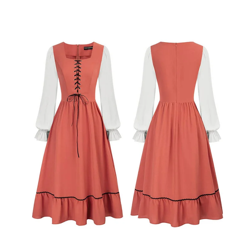 Damska Sukienka Vintage w Styl – Midi Dress recenzja i cena